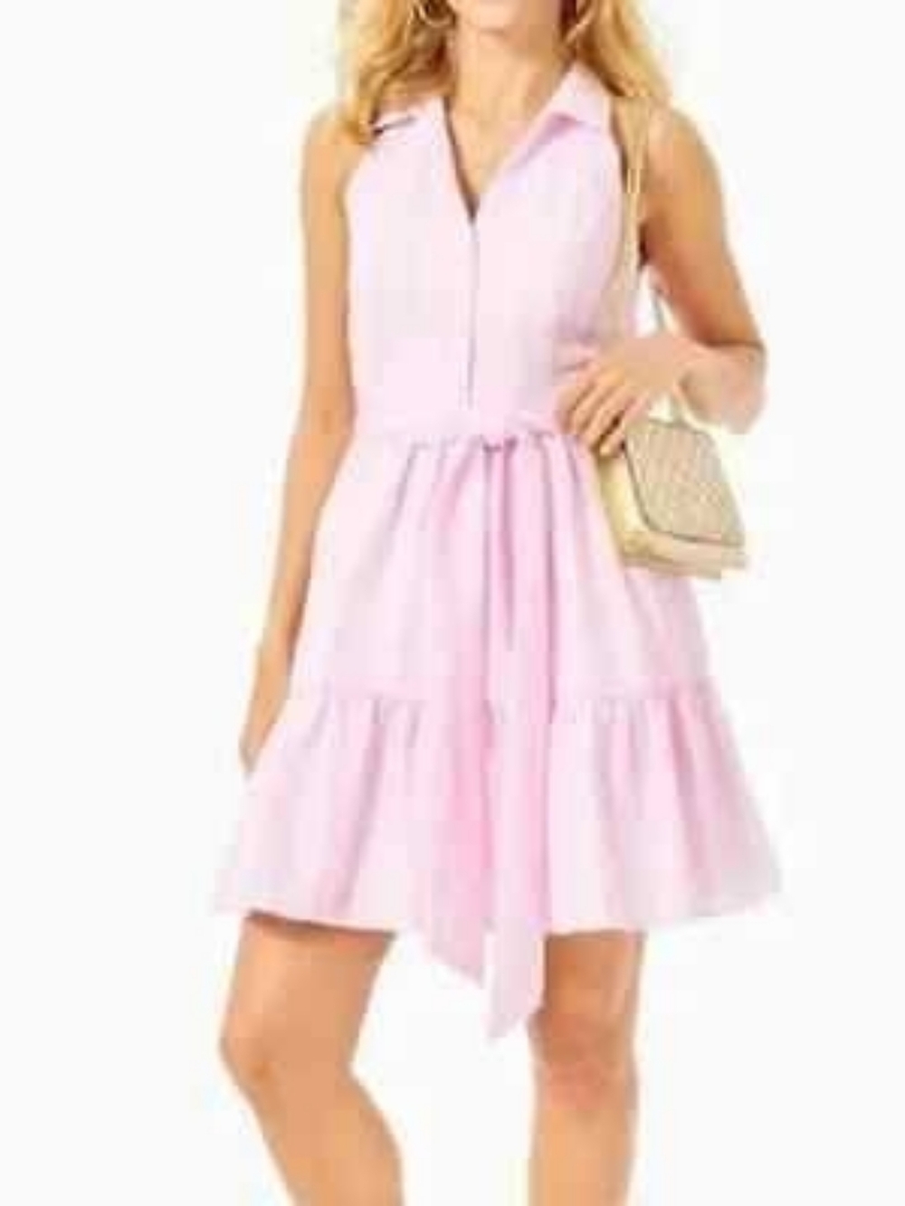 Lilly Pulitzer Trisha Seersucker Short Dress Sz. 4